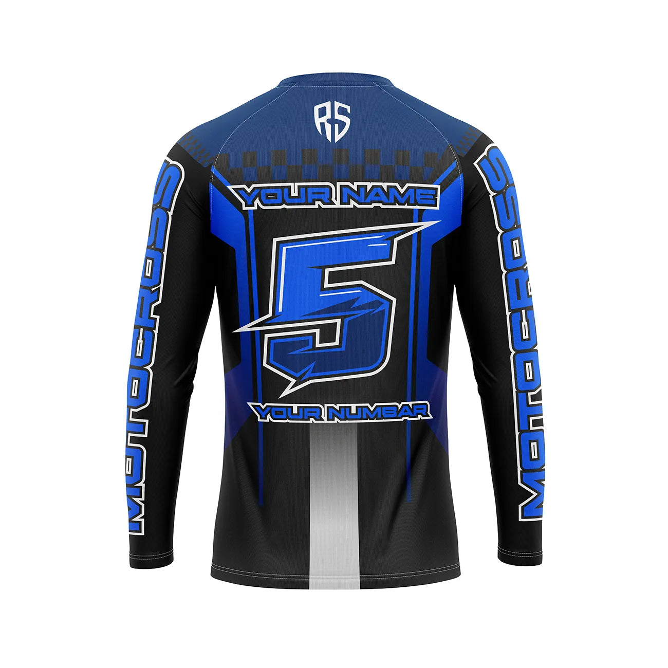 Neon Carbon #382 Blue - Custom MX Jersey Printing | REAL SPORT