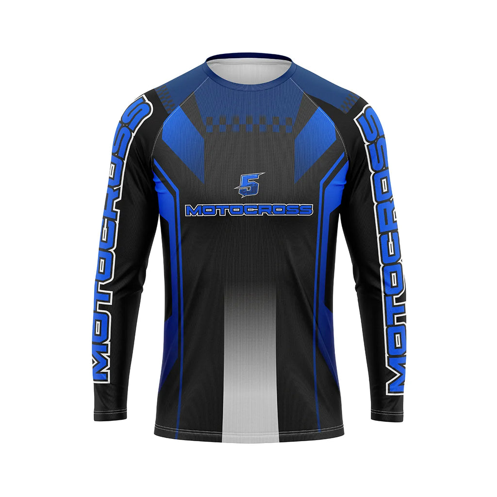 Neon Carbon #382 Blue - Custom MX Jersey Printing | REAL SPORT