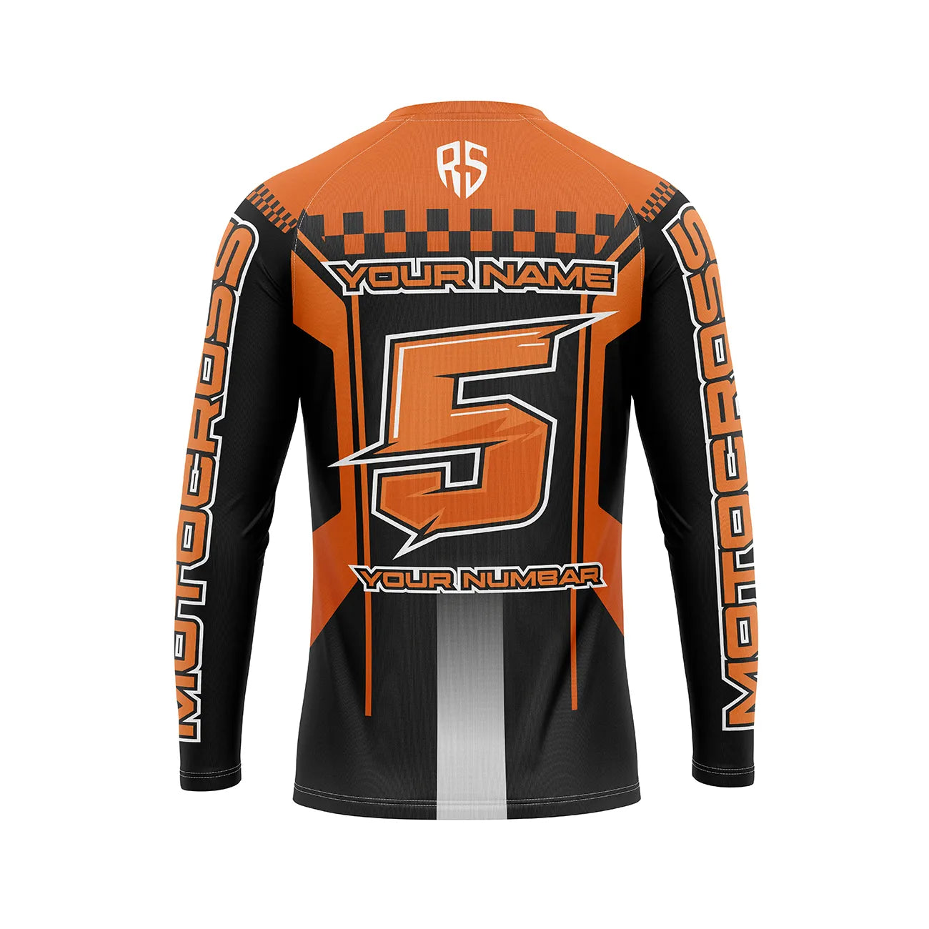 Neon Carbon #382 Orange - Custom MX Shirt & Jersey | REAL SPORT