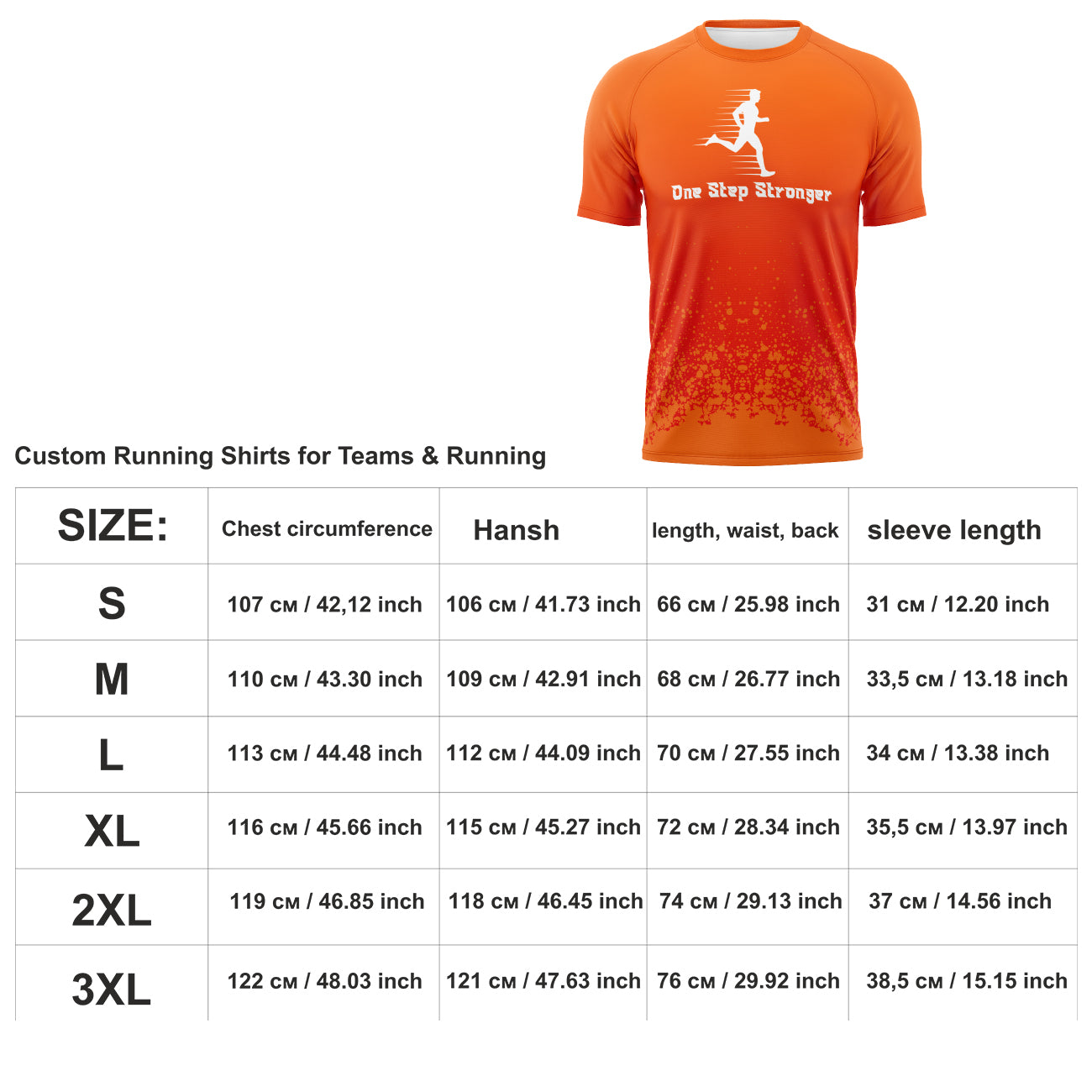 Custom Running Shirts for Teams & Runners | REAL SPORT One Step Stronger #378