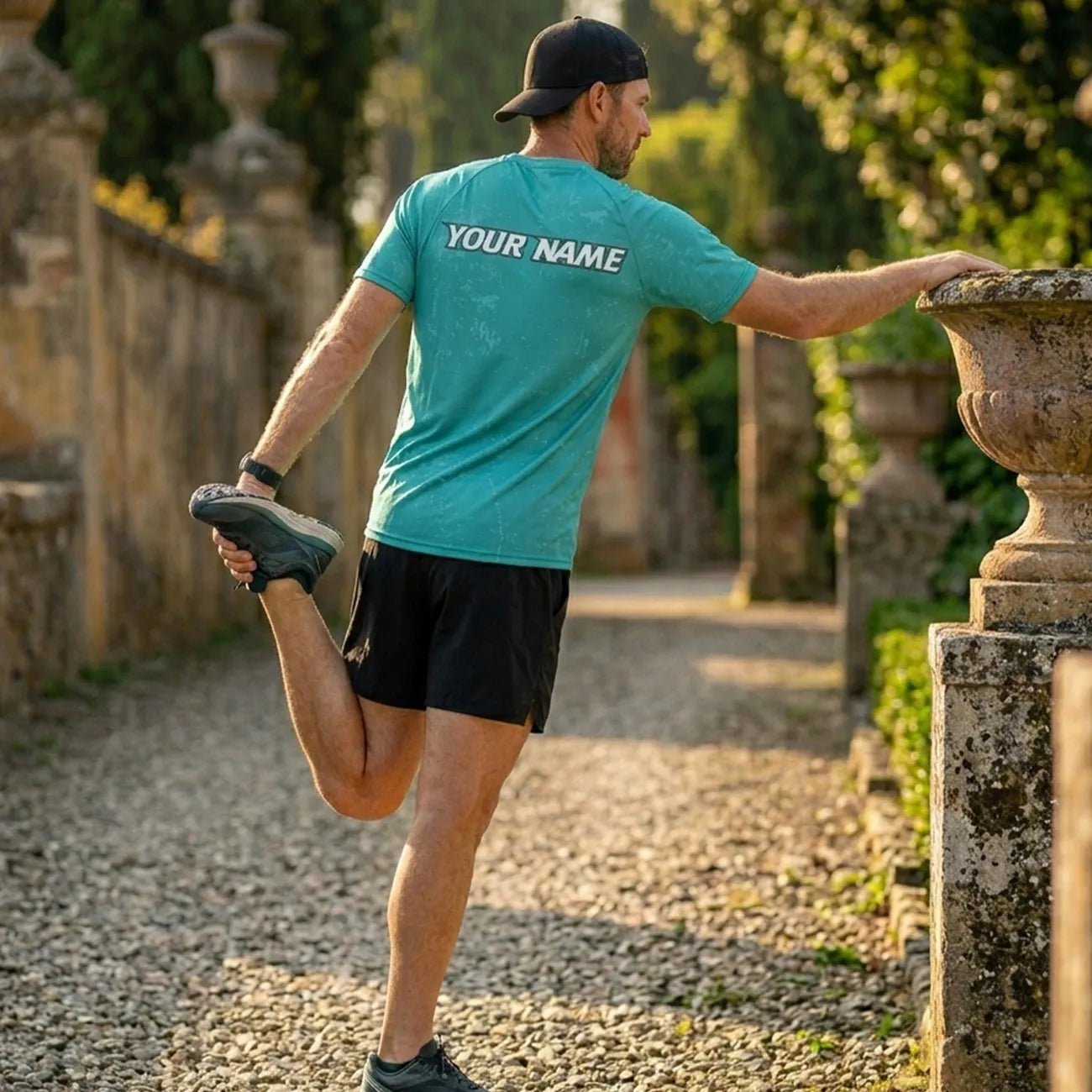 Custom Running Shirts for Teams & Runners | REAL SPORT RUNNING GREEN #376
