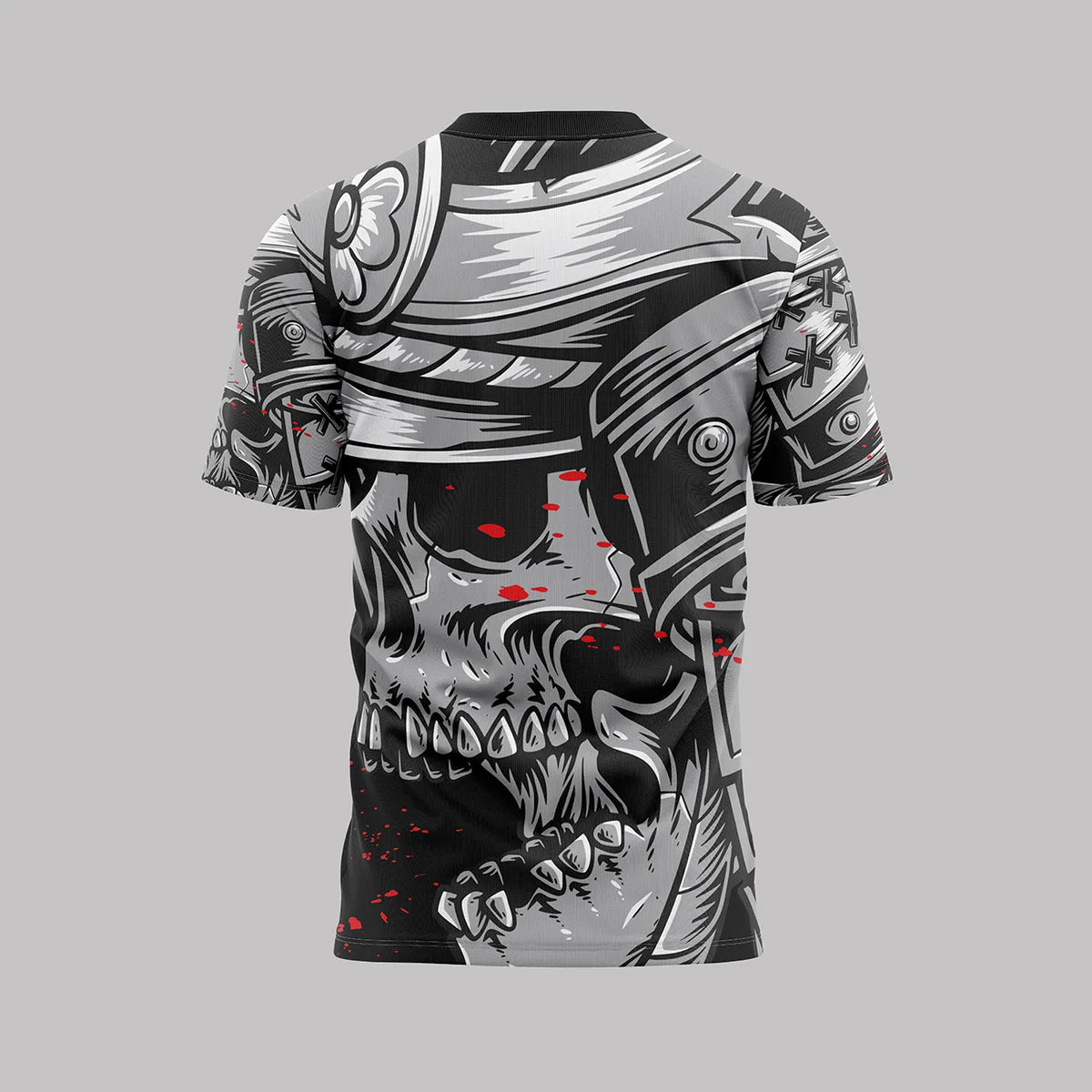 Custom MMA & BJJ Rash Guards & Training Shirts | REAL SPORT Skull Killer #311