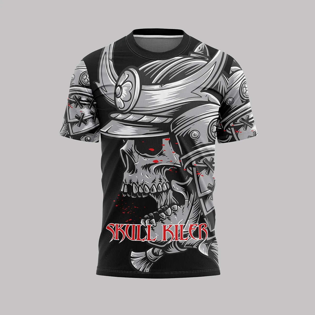 Custom MMA & BJJ Rash Guards & Training Shirts | REAL SPORT Skull Killer #311
