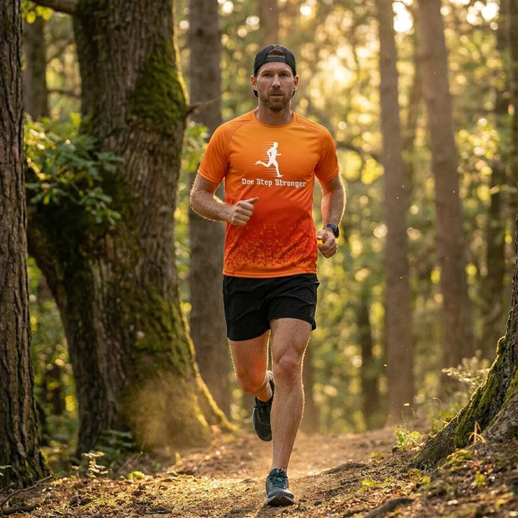 Custom Running Shirts for Teams & Runners | REAL SPORT One Step Stronger #378