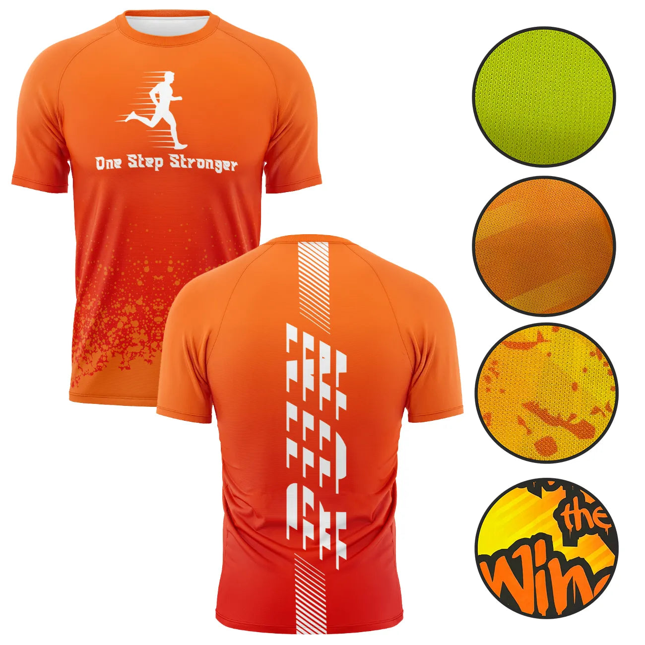 Custom Running Shirts for Teams & Runners | REAL SPORT One Step Stronger #378