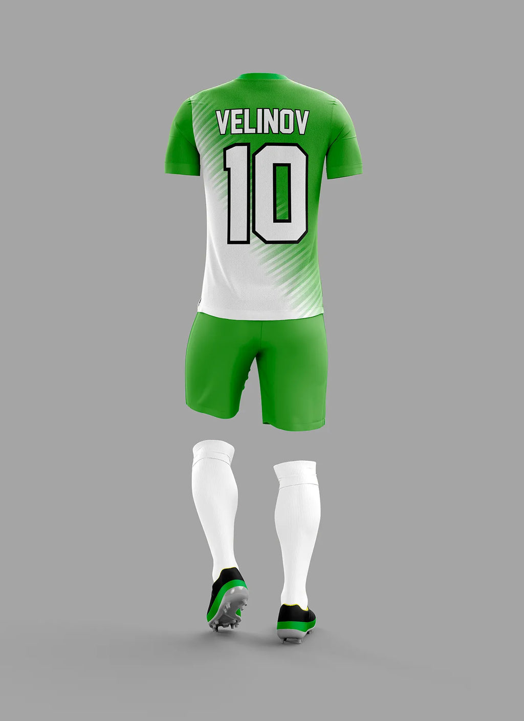 Green line Flash #122 - Football Kit Designer | REAL SPORT