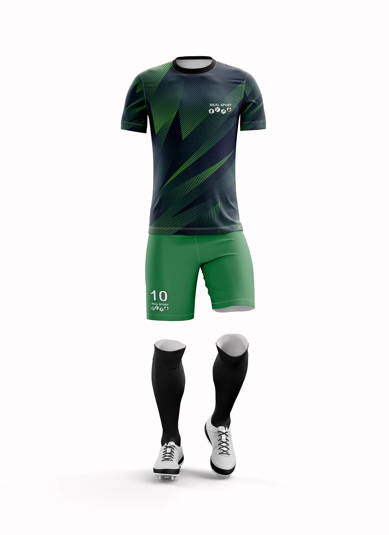 Green Wave #035 - Football Kit Designer | REAL SPORT