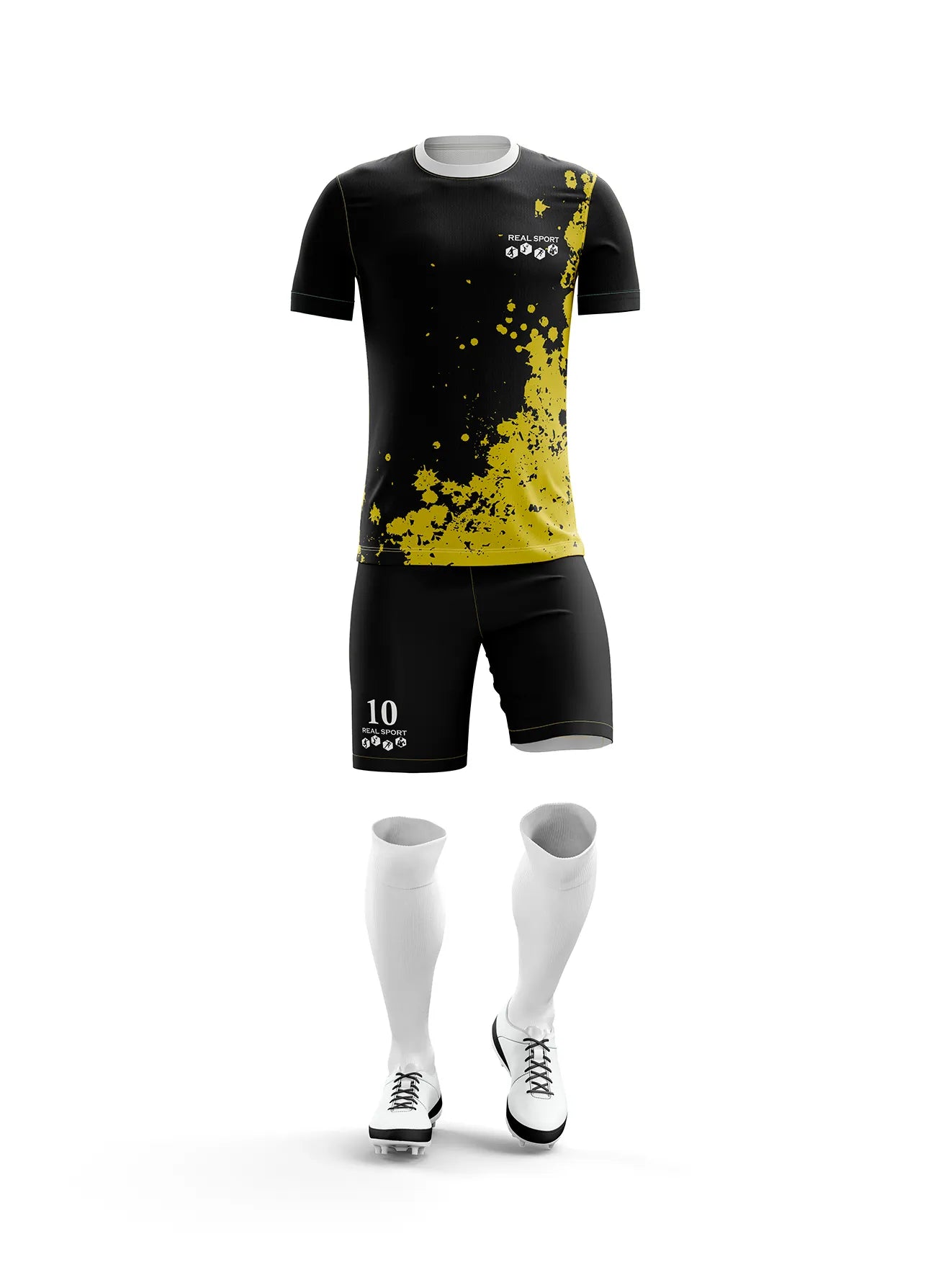 Black Ton #034 - Football Kit Designer | REAL SPORT