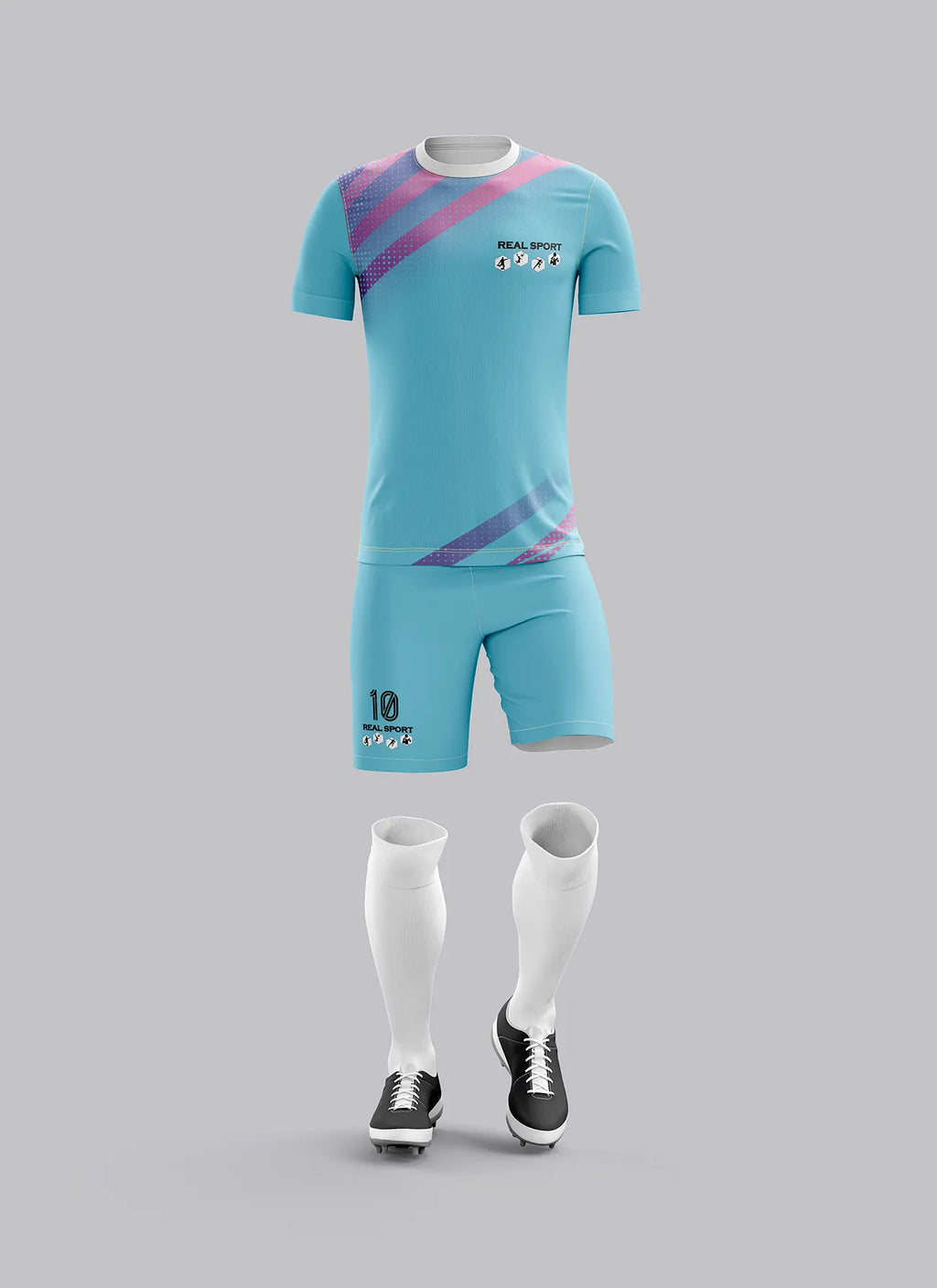 Blue Blaze #049 - Football Kit Designer | REAL SPORT