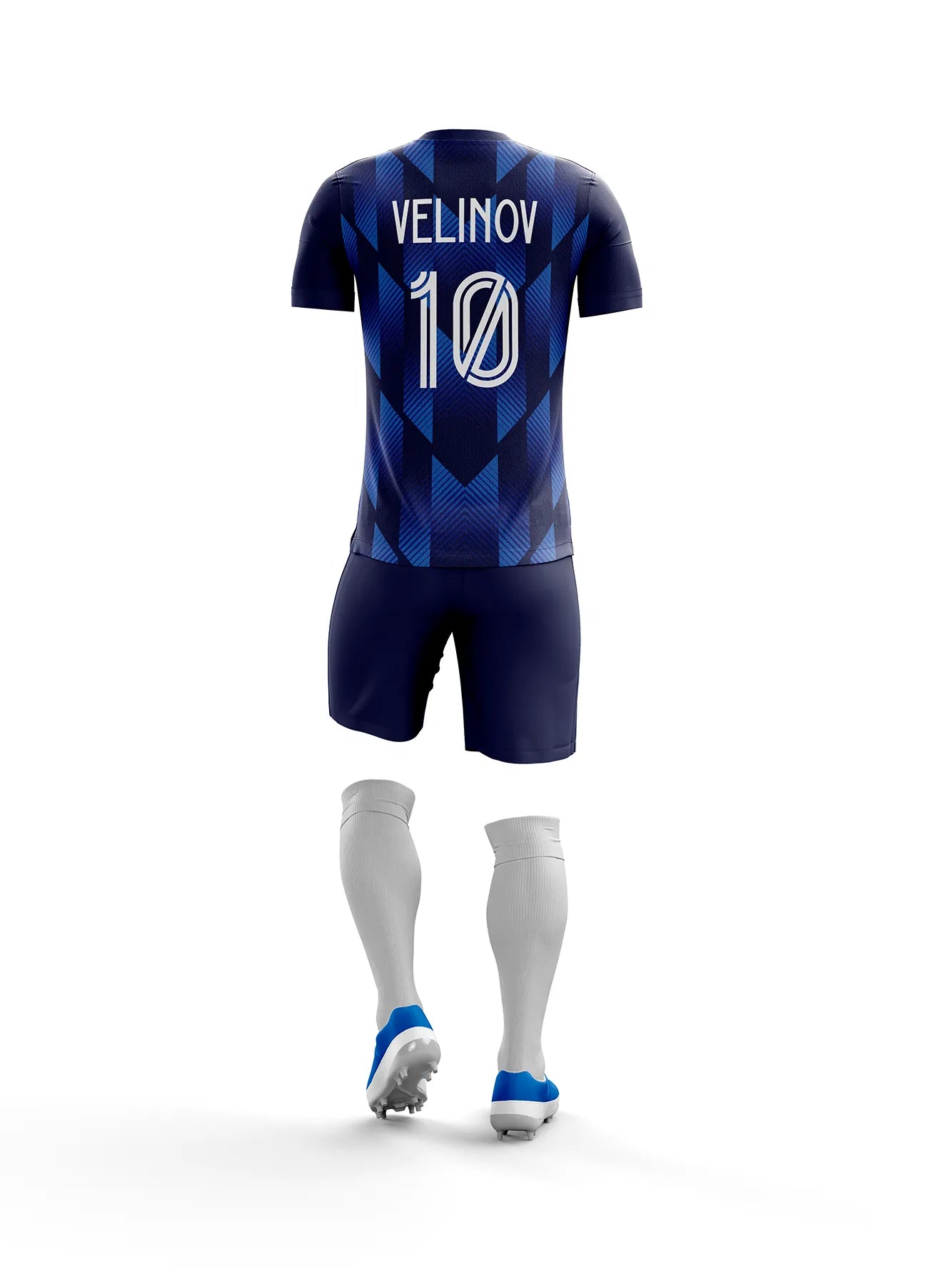 Blue Dynamic #075 - Football Kit Designer | REAL SPORT