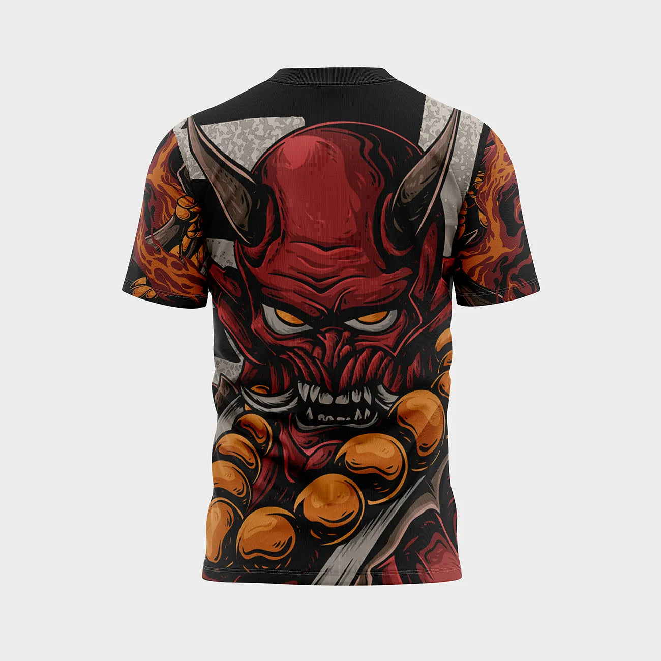 Custom MMA & BJJ Rash Guards & Training Shirts | REAL SPORT Demon Mask #321