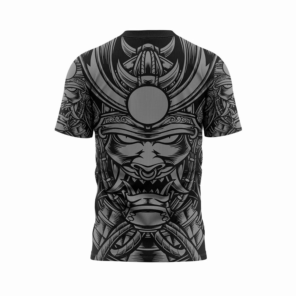 Custom MMA & BJJ Rash Guards & Training Shirts | REAL SPORT Demon Mask #312