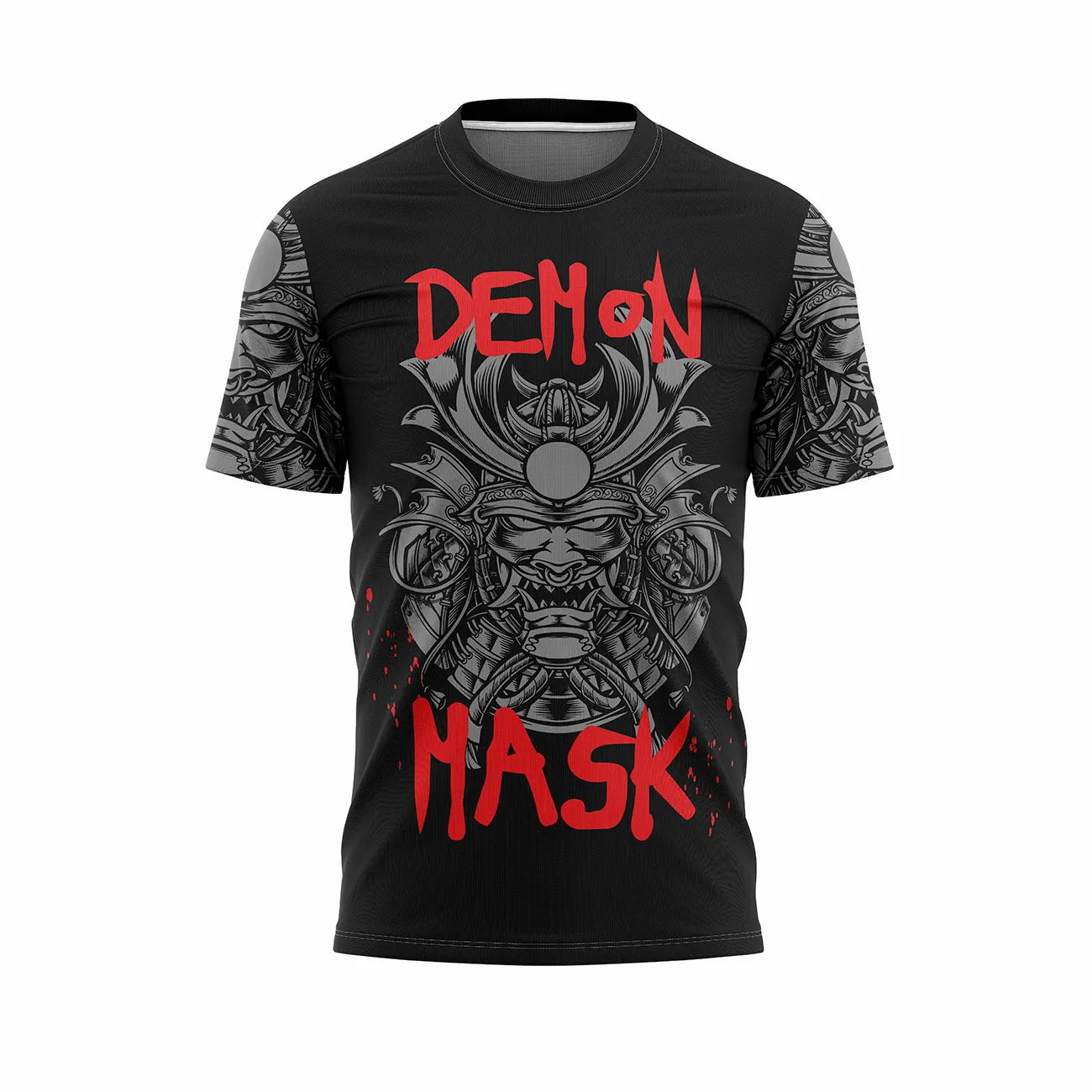 Custom MMA & BJJ Rash Guards & Training Shirts | REAL SPORT Demon Mask #312
