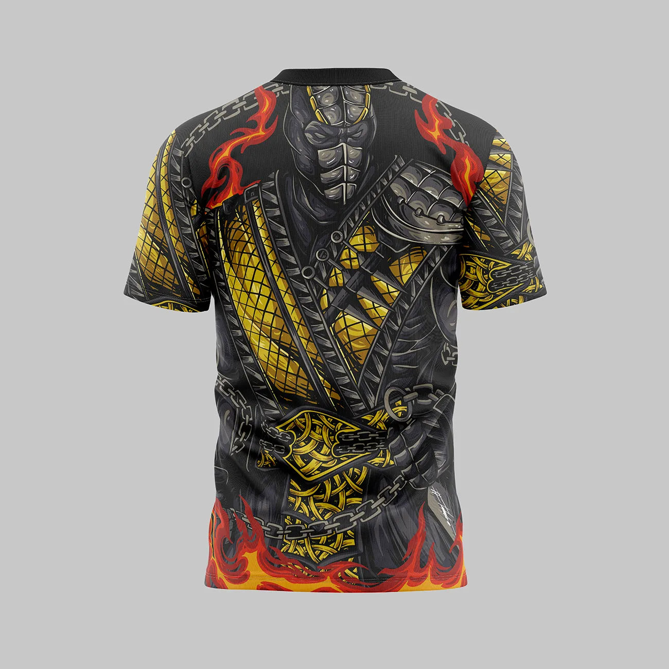 Custom MMA & BJJ Rash Guards & Training Shirts | REAL SPORT Ninja Demon #320
